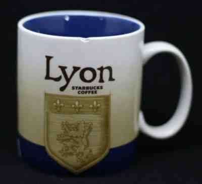 Rare Starbucks Lyon Mug Global Icon Collector Series Ceramic Late Series - Sold on eBay Mar, 16th 2019 for $39.99