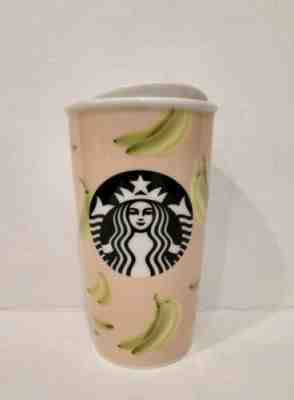 STARBUCKS BANANA TUMBLER TRAVEL MUG 12 oz CERAMIC DOT COLLECTION 2015 Nice - Sold on eBay Mar, 14th 2019 for $20.00