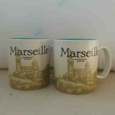 2 Starbucks Global City Icon Mugs Marseille 16 oz Discontinued - Sold on eBay Mar, 12th 2019 for $60.00