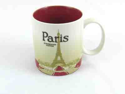 Starbucks Global Icon Paris City Mug 2011 16 oz. Red Eiffel Tower - Sold on eBay Mar, 11th 2019 for $29.99