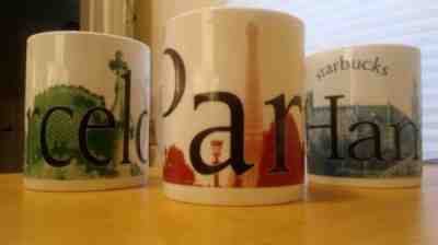 LOT OF 3 Starbucks City Mug Collector Series PARIS, BARCELONA + HAMBURG - Sold on eBay Mar, 10th 2019 for $29.99