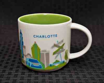 STARBUCKS You Are Here CHARLOTTE Cup Mug 14oz Excellent Condition! - Sold on eBay Mar, 15th 2019 for $12.99