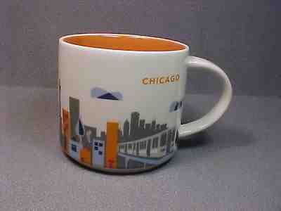 Starbucks YOU ARE HERE Series Chicago 14oz Pottery Coffee Mug 2014  - Sold on eBay Mar, 16th 2019 for $12.99