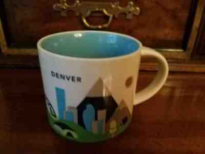 Starbucks / DENVER / "YOU ARE HERE" Collection / RETIRED / City Mug - EUC - Sold on eBay Mar, 16th 2019 for $21.99