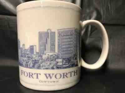 2008 Starbucks City Mug Fort Worth Texas Cowtown 18 fl. oz. Architect Series - Sold on eBay Mar, 10th 2019 for $15.00