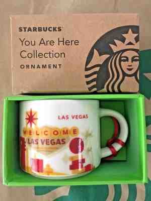 Starbucks Demitasse LAS VEGAS, Nevada YAH You Are Here Mini mug Ornament 2oz NIB - Sold on eBay Mar, 16th 2019 for $22.95