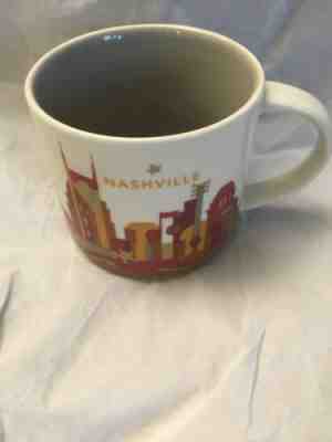 Starbucks Nashville Tennessee You Are Here Collection Coffee Mug Cup 14oz 2015 - Sold on eBay Mar, 14th 2019 for $8.00