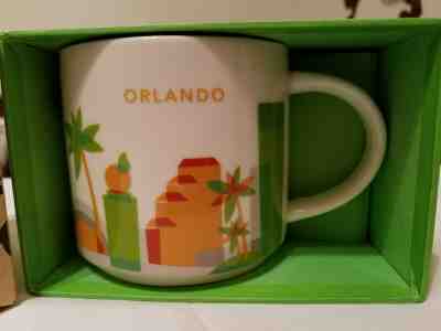 Starbucks ORLANDO "You Are Here" Grande' Coffee Mug - NEW! FREE SHIPPING!  - Sold on eBay Mar, 14th 2019 for $19.95