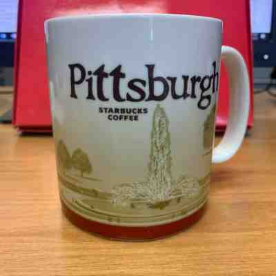 PITTSBURGH Starbucks Mug Global Icon City Series - Original Sticker!  - Sold on eBay Mar, 12th 2019 for $25.00