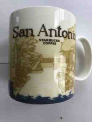 Starbucks San Antonio TX 2009 Global Icon Collector Series 16oz Coffee Cup Mug - Sold on eBay Mar, 15th 2019 for $22.38