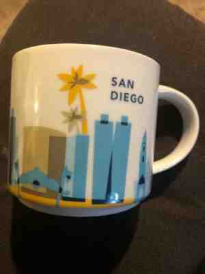 2015 Starbucks YOU ARE HERE Collection San Diego California Coffee Mug Cup 14 oz - Sold on eBay Mar, 16th 2019 for $26.00
