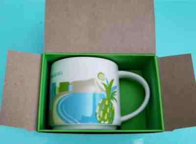 Starbucks Coffee YAH Mug 2017 WAIKIKI Hawaii You Are Here Cup 14oz NWT - Sold on eBay Mar, 12th 2019 for $24.95
