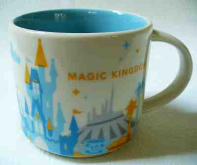 1st ED Starbucks DISNEY Magic Kingdom DISCONTINUED You Are Here~14 oz.COFFEE MUG - Sold on eBay Mar, 12th 2019 for $49.99