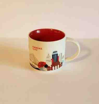 Starbucks You are Here Mug Kansas City 2014 14 oz Retired Coffee Tea Mug Collect - Sold on eBay Mar, 16th 2019 for $10.50