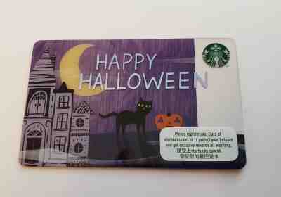 Starbucks Hong Kong 2017 Halloween Gift Card  Pin Intact - Sold on eBay Mar, 22nd 2019 for $5.00