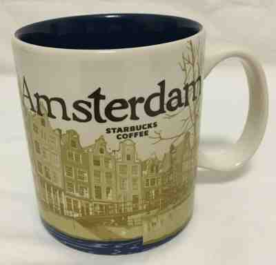 2013 Starbucks Coffee Amsterdam Collector Series Mug 16 OZ EUC - Sold on eBay Mar, 23rd 2019 for $24.99