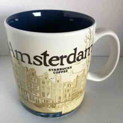 2013 Starbucks Coffee Amsterdam Global Icon Collector Series Mug 16 OZ - Sold on eBay Mar, 23rd 2019 for $27.00