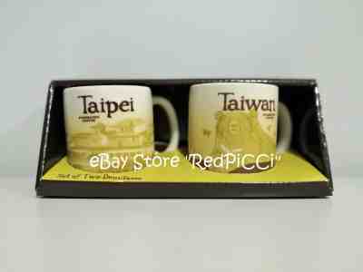 Starbucks TAIWAN TAIPEI Demitasse Mini Mug - Set of 2 - Sold on eBay Mar, 20th 2019 for $36.90