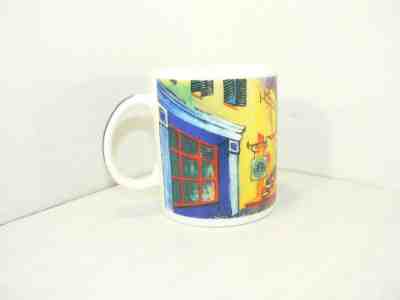 STARBUCKS Vincent Van Gogh COFFEE MUG CUP Cafe at Night CHALEUR D.BURROWS *READ* - Sold on eBay Mar, 24th 2019 for $19.00