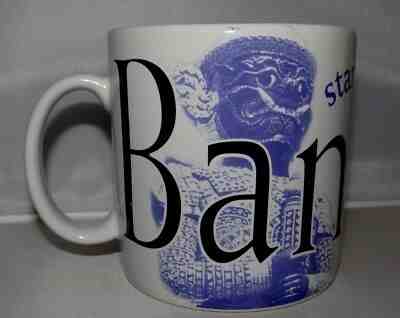 Starbucks 2001 City Series Bangkok Thailand Jan Belson 20oz. Coffee Mug Cup  - Sold on eBay Mar, 3rd 2019 for $16.99