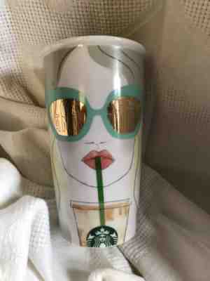 [Shipping Free] 2017 NEW Starbucks Los Angeles Traveler TumbleR Ceramic 12 Oz - Sold on eBay Mar, 23rd 2019 for $42.00