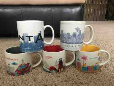 Starbucks Mugs LOT including Discontinued Florida, Atlanta, Washington D.C. Etc. - Sold on eBay Mar, 23rd 2019 for $29.99