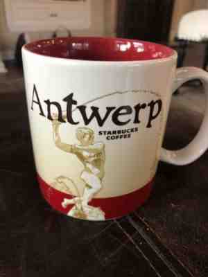 16oz Starbucks Coffee Cup Mug Antwerp City Collector Series Mugs - Sold on eBay Mar, 22nd 2019 for $19.99
