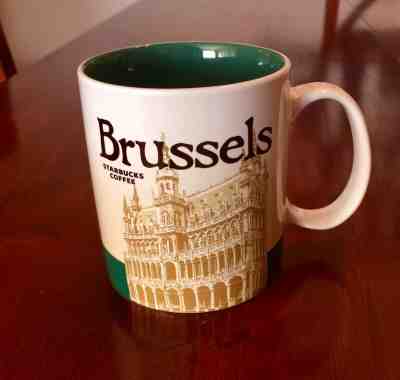 Starbucks City Mug Brussels, Belgium 16 Oz Mug Dated 2015  "USED" - Sold on eBay Mar, 23rd 2019 for $8.50