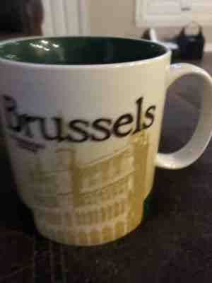 Original Starbucks City Mug 16 oz Brussels Series 2016-2017 Belgium Discontinued - Sold on eBay Mar, 22nd 2019 for $22.50