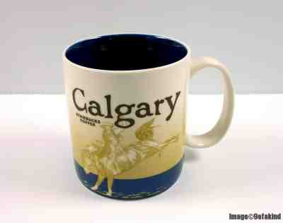 New Calgary Starbucks Global Icon Collector Coffee Mug Cowboy Horse ©2009 Stk#J - Sold on eBay Mar, 5th 2019 for $103.16