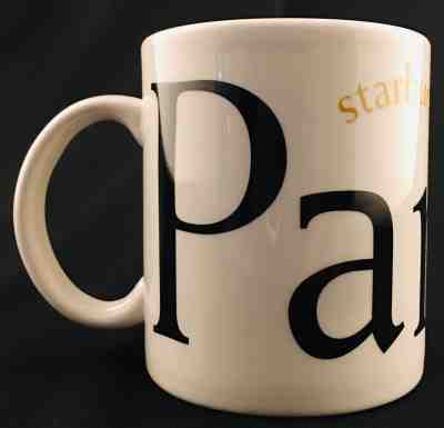 2002 Starbucks Mug ~ Paris ~ City Mug Series ~ Arc de Triomphe ~ EUC - Sold on eBay Mar, 17th 2019 for $5.49