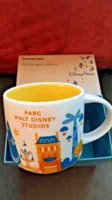 STARBUCKS ~ Parc Disney Studios ~ "You Are Here" Icon Mug~ Disneyland Paris NWT  - Sold on eBay Mar, 17th 2019 for $54.99