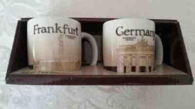 Starbucks Frankfurt / Germany ~ City Icon 3oz Demitasse Mug / Cup / Set / Tasse - Sold on eBay Mar, 20th 2019 for $72.00