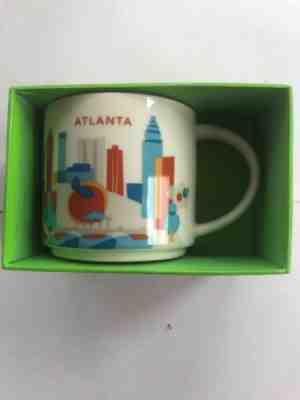 Starbucks Atlanta Georgia Coffee Mug You are Here Collection 2015 - Sold on eBay Mar, 22nd 2019 for $6.90