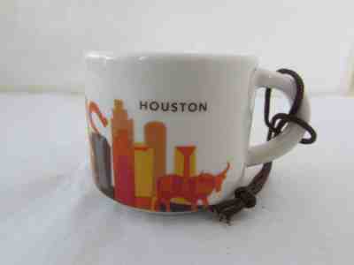 2016 Starbucks Houston You are Here Mini Coffee Tea Mug Cup Christmas Ornament - Sold on eBay Mar, 23rd 2019 for $15.99