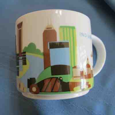 Starbucks You Are Here Indianapolis Indiana Coffee Mug 2013 14oz Ceramic Cup - Sold on eBay Mar, 20th 2019 for $19.99