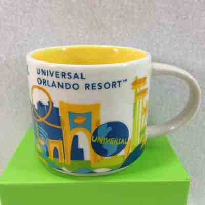 Starbucks You Are Here Collection Mug Universal Orlando Resort Florida Yellow - Sold on eBay Mar, 22nd 2019 for $30.00
