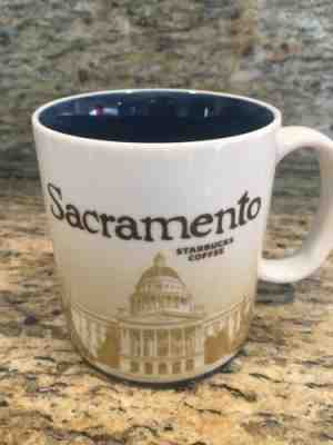 Starbucks City Mug Sacramento VHTF Rare Discontinued 16 oz - Sold on eBay Mar, 21st 2019 for $112.50