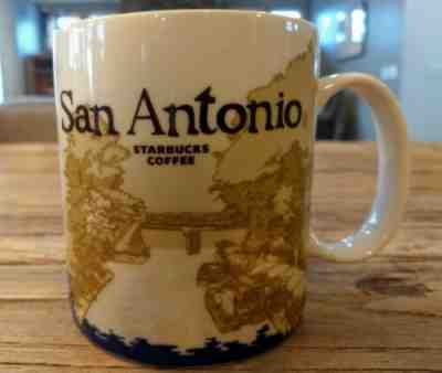 Starbucks San Antonio TX 2009 Global Icon Collector Series 16oz Coffee Cup Mug - Sold on eBay Mar, 19th 2019 for $4.00