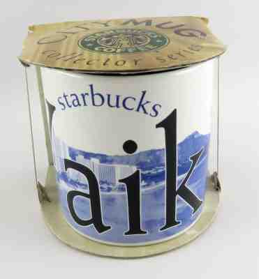 STARBUCKS WAIKIKI CITY MUG COLLECTION SERIES 2005 20 oz 181097 - Sold on eBay Mar, 21st 2019 for $13.99