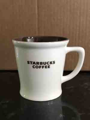 2009 Starbucks Coffee Tea Mug 16 oz Cream White & Brown Inside New Bone China  - Sold on eBay Apr, 2nd 2019 for $13.00