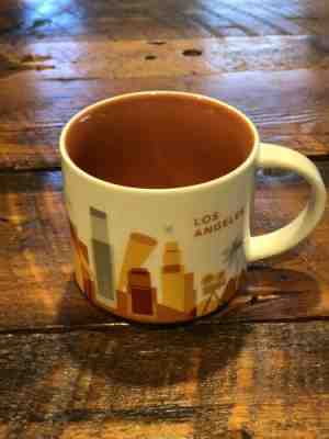 Starbucks 2015 Los Angeles Wish You Were Here Stackable Coffee Mug - Sold on eBay Apr, 3rd 2019 for $9.85