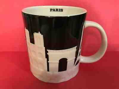 Paris City France Black Relief Collector Series Starbucks Coffee Company Mug - Sold on eBay Apr, 2nd 2019 for $38.00