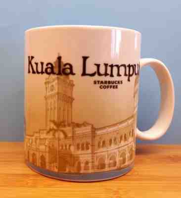 KUALA LUMPUR STARBUCKS 2012 GLOBAL ICON CITY COLLECTOR SERIES MUG MADE IN CHINA