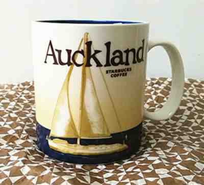 16oz Starbucks Coffee Cup Mug Auckland City Collector Series Mugs - Sold on eBay Apr, 1st 2019 for $15.88