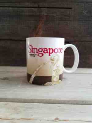 Singapore Starbucks Collector Series Coffee Mug Brown 2010 Tea Cocoa 16 fl oz - Sold on eBay Apr, 2nd 2019 for $34.99