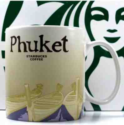 Thailand Starbucks PHUKET CITY Mug Global Series Collector Coffee Tea 16 oz New! - Sold on eBay Apr, 1st 2019 for $29.99