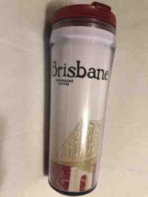 Starbucks Travel Plastic Tumbler  coffee Mug 2008 Brisbane 12oz Icon - Sold on eBay Apr, 1st 2019 for $20.00