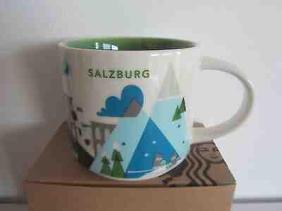 Starbucks SALZBURG Wien City Mug YAH Austria Cup Tasse * you are here * 14oz NEW - Sold on eBay Mar, 21st 2019 for $28.99