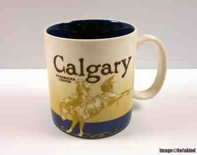 New Calgary Starbucks Global Icon Collector Coffee Mug Cowboy Horse ©2009 Stk#E - Sold on eBay Mar, 5th 2019 for $98.86